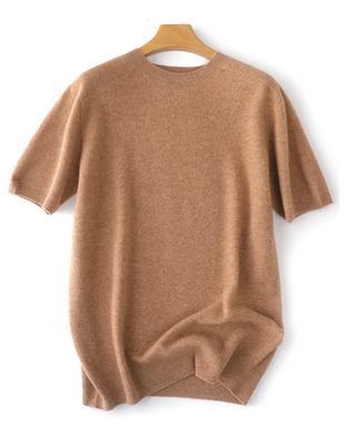 Pull à manches courtes en laine mérinos "Gabriel"