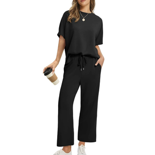SoftSet | Ensemble Décontracté de Blouse et Pantalons pour Femmes