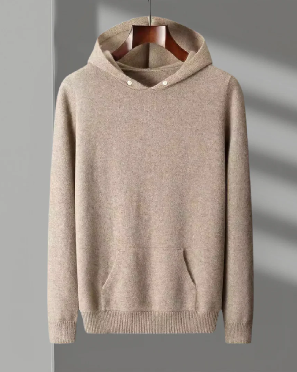 Hoodie en Laine Merino Nova