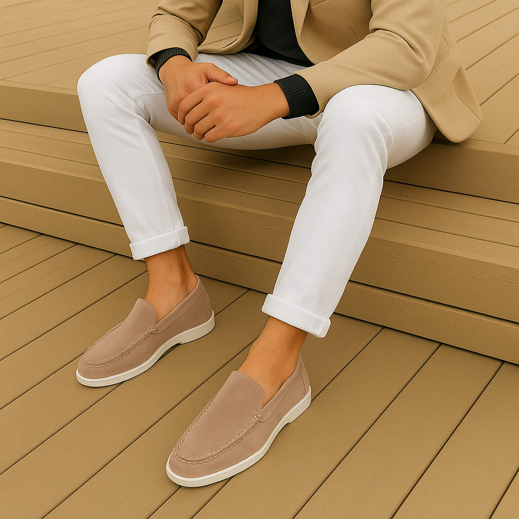 Mocassins en Suède Chic
