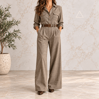 Aliénor | Combinaison à carreaux esprit tailleur.