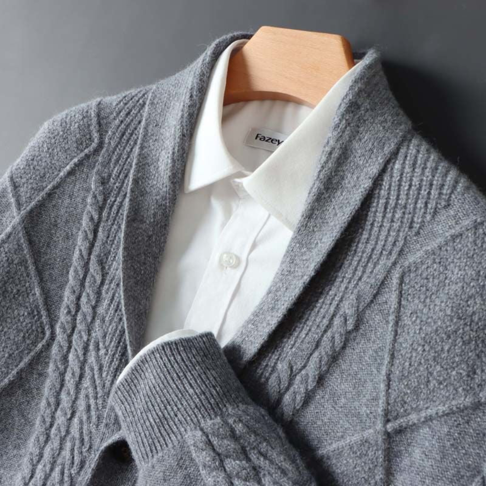 Cardigan en Laine Mérinos Savoca