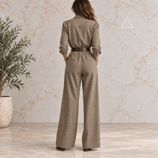 Aliénor | Combinaison à carreaux esprit tailleur.