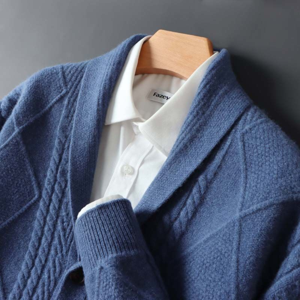 Cardigan en Laine Mérinos Savoca