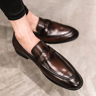 Mocassins en Cuir