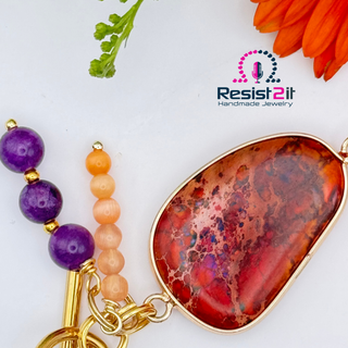 BIG ORANGES™ — Bracelet en Gemmes