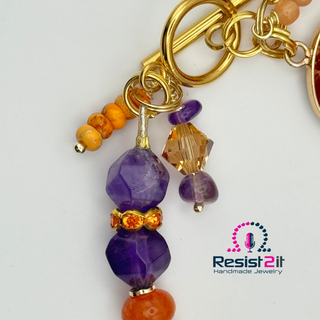 BIG ORANGES™ — Bracelet en Gemmes