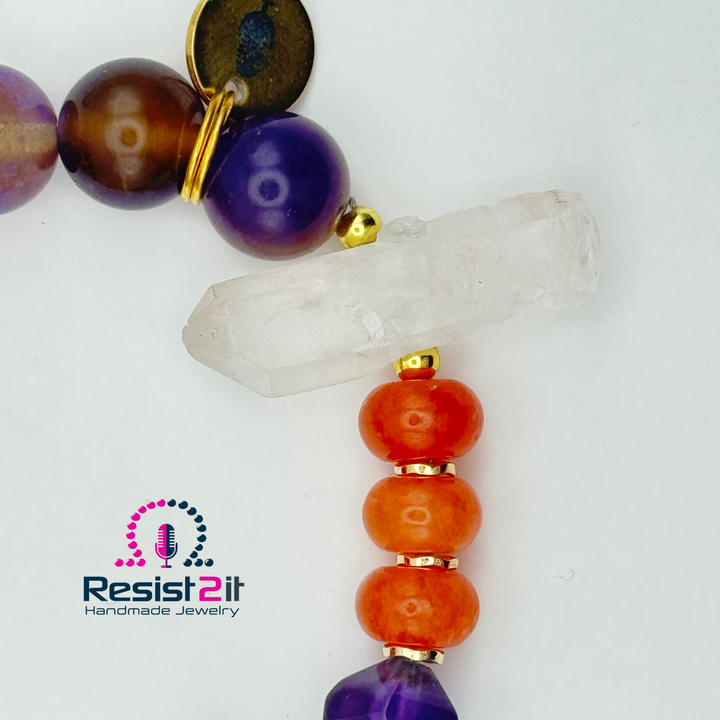BIG ORANGES™ — Bracelet en Gemmes