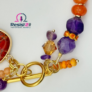 BIG ORANGES™ — Bracelet en Gemmes