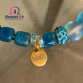 BRACELET AGATE BLEUE™