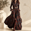 Constance | Robe longue à carreaux