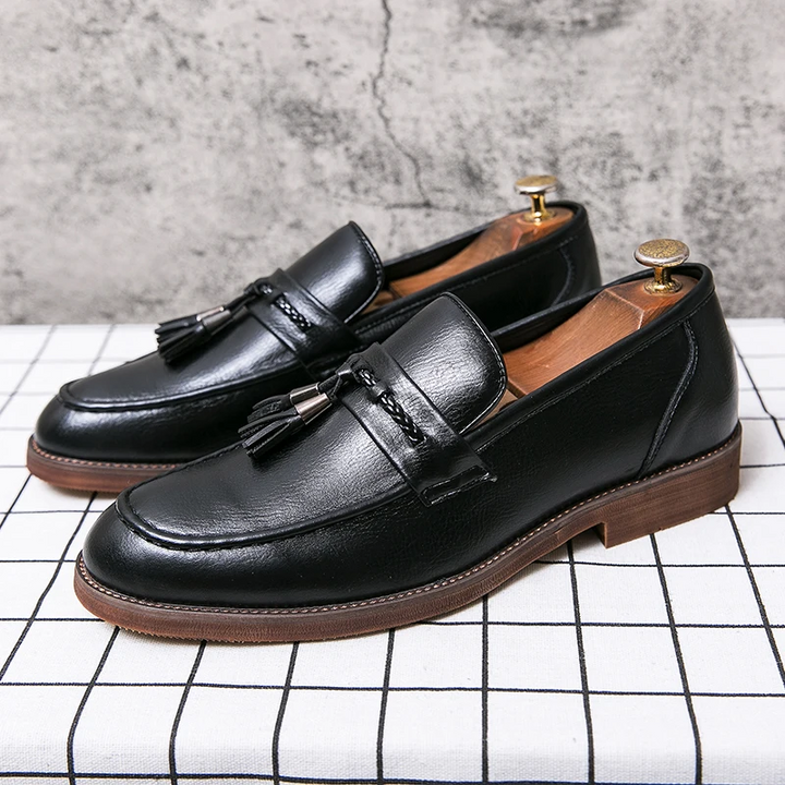 Mocassins en Cuir à Pampilles