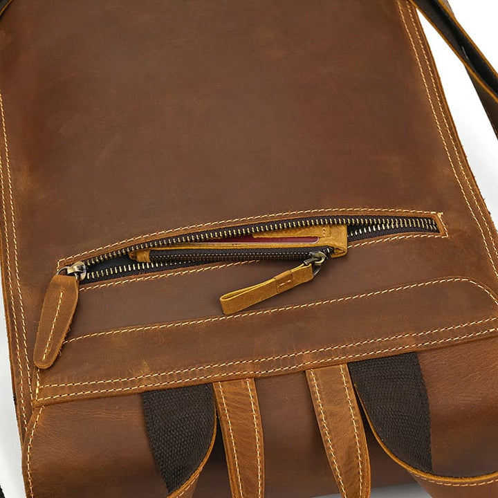 Gaspard – Sac à Dos en Cuir Vintage