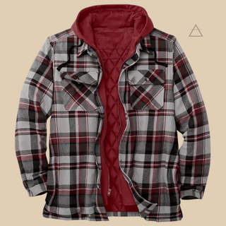 Capucine™ – Veste patchwork à carreaux — Ecossais Bordeaux Anthracite