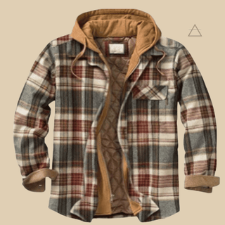 Capucine™ – Veste patchwork à carreaux — Ecru_Bordeaux_Olive