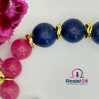 LA NUIT EN ROSÉ™ – Bracelet en pierres précieuses