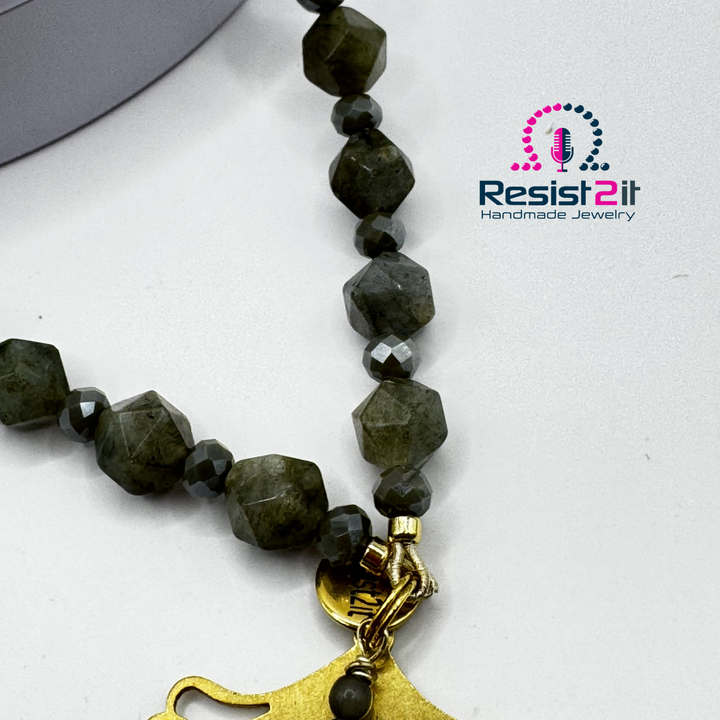 LABRADORITE LUNE™ - Collier en Labradorite &amp; Pierre de Lune