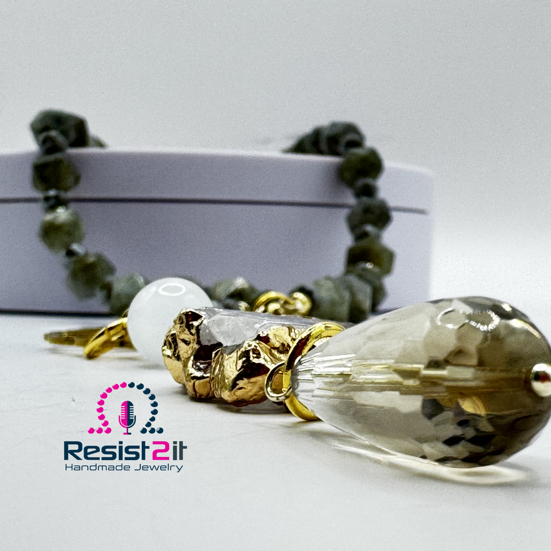 LABRADORITE LUNE™ - Collier en Labradorite &amp; Pierre de Lune