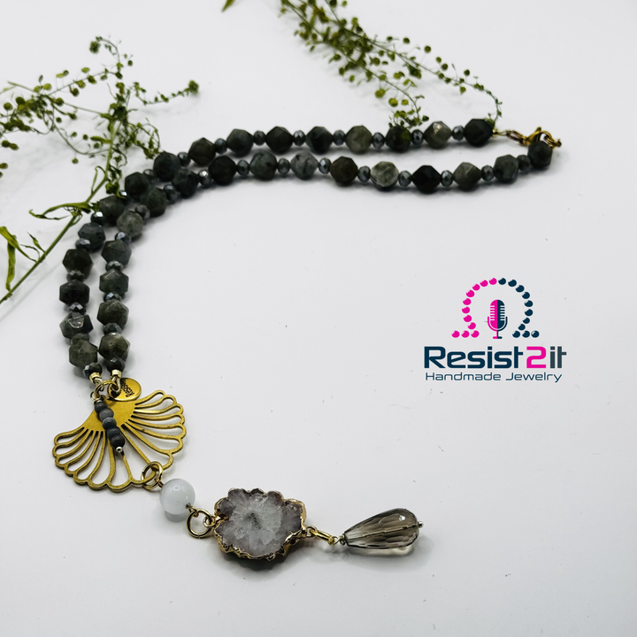 LABRADORITE LUNE™ - Collier en Labradorite &amp; Pierre de Lune
