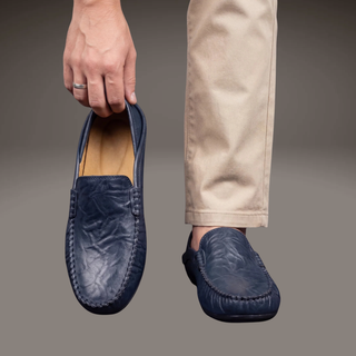 Olivier — Mocassins souples en cuir