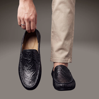 Olivier — Mocassins souples en cuir