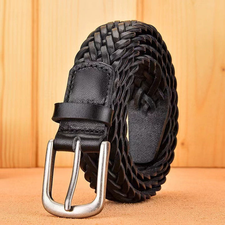 Baptiste — Ceinture Tressée en Cuir | Studio Vespria