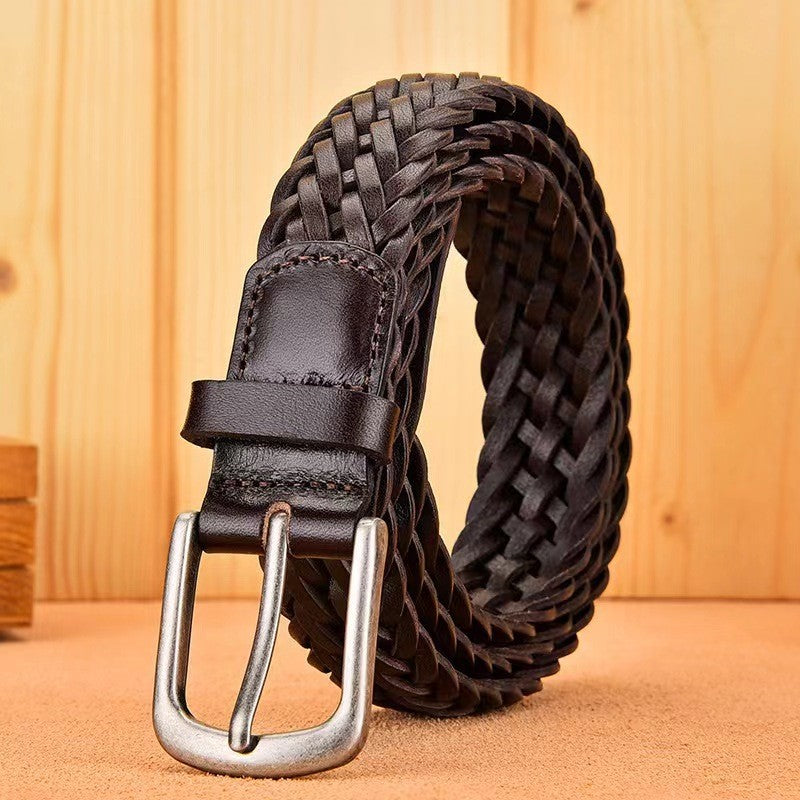 Baptiste — Ceinture Tressée en Cuir | Studio Vespria