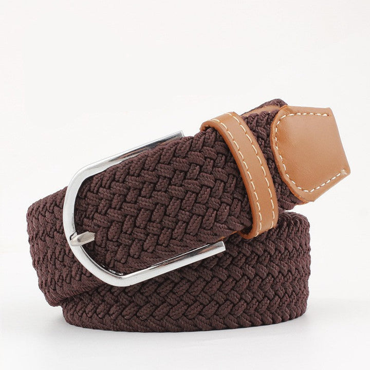 Louis — Ceinture Tressée en Toile