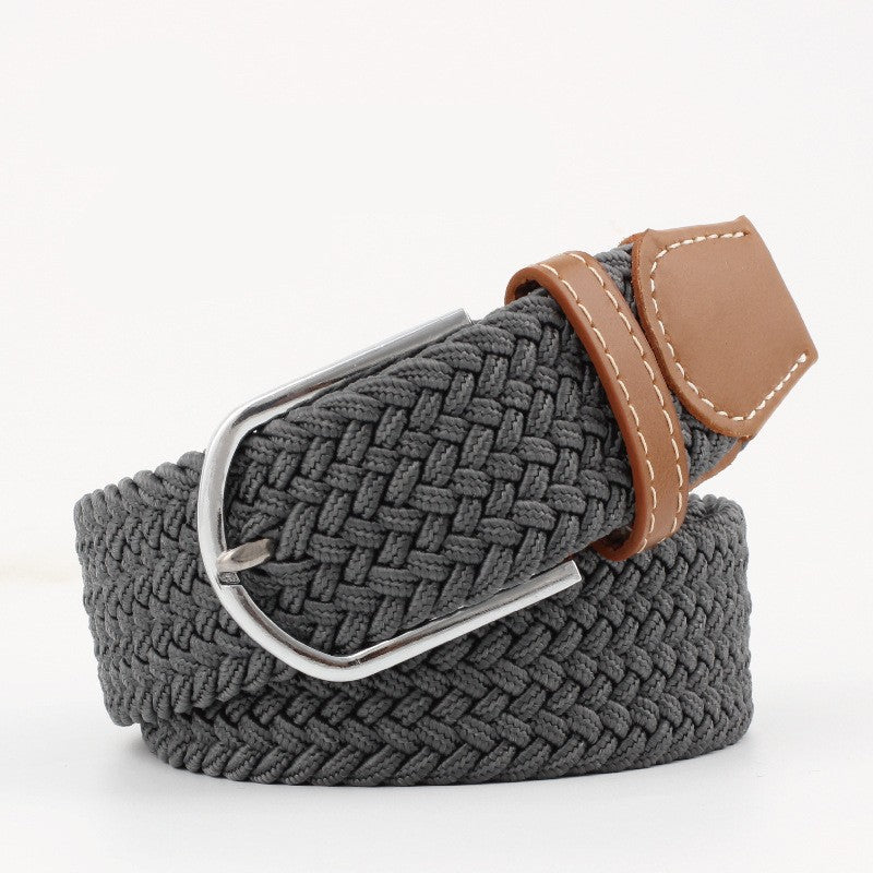 Louis — Ceinture Tressée en Toile