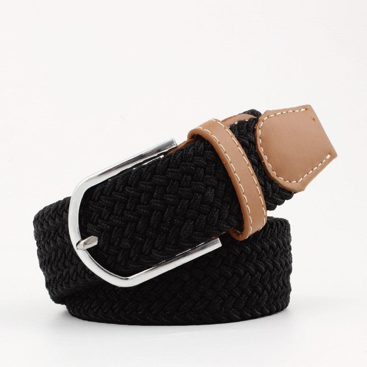 Louis — Ceinture Tressée en Toile