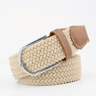 Louis — Ceinture Tressée en Toile