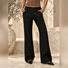 Marlène — Pantalon palazzo à taille structurée