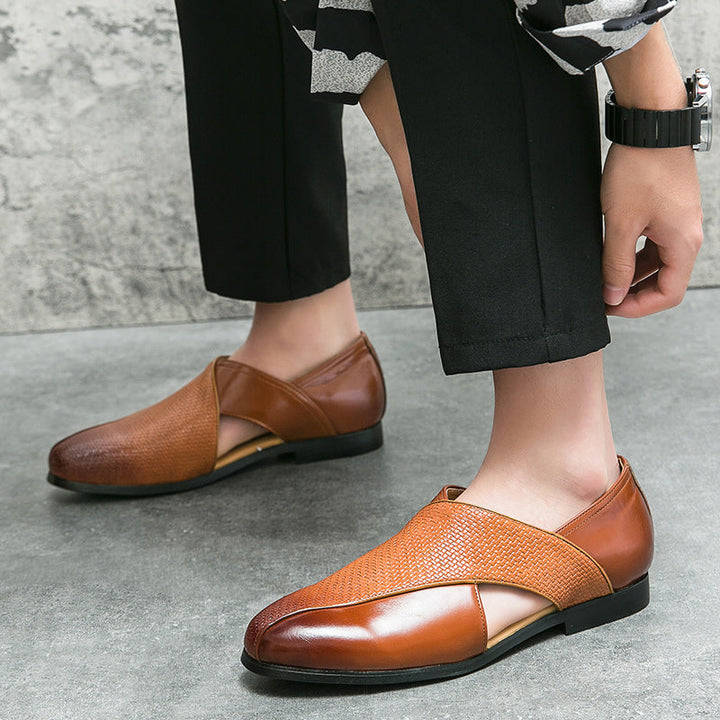 Mocassins en Cuir Vintage