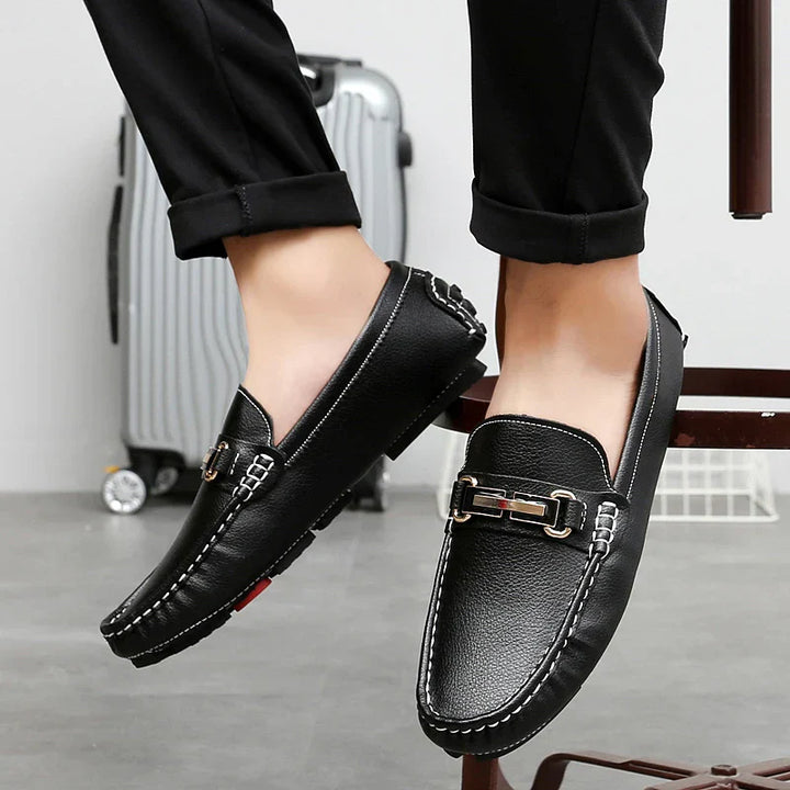 Mocassins en Cuir Authentique