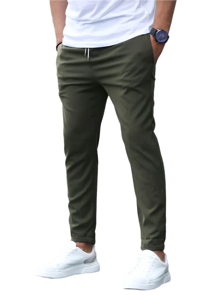 Lucien — Pantalon Stretch en Coton