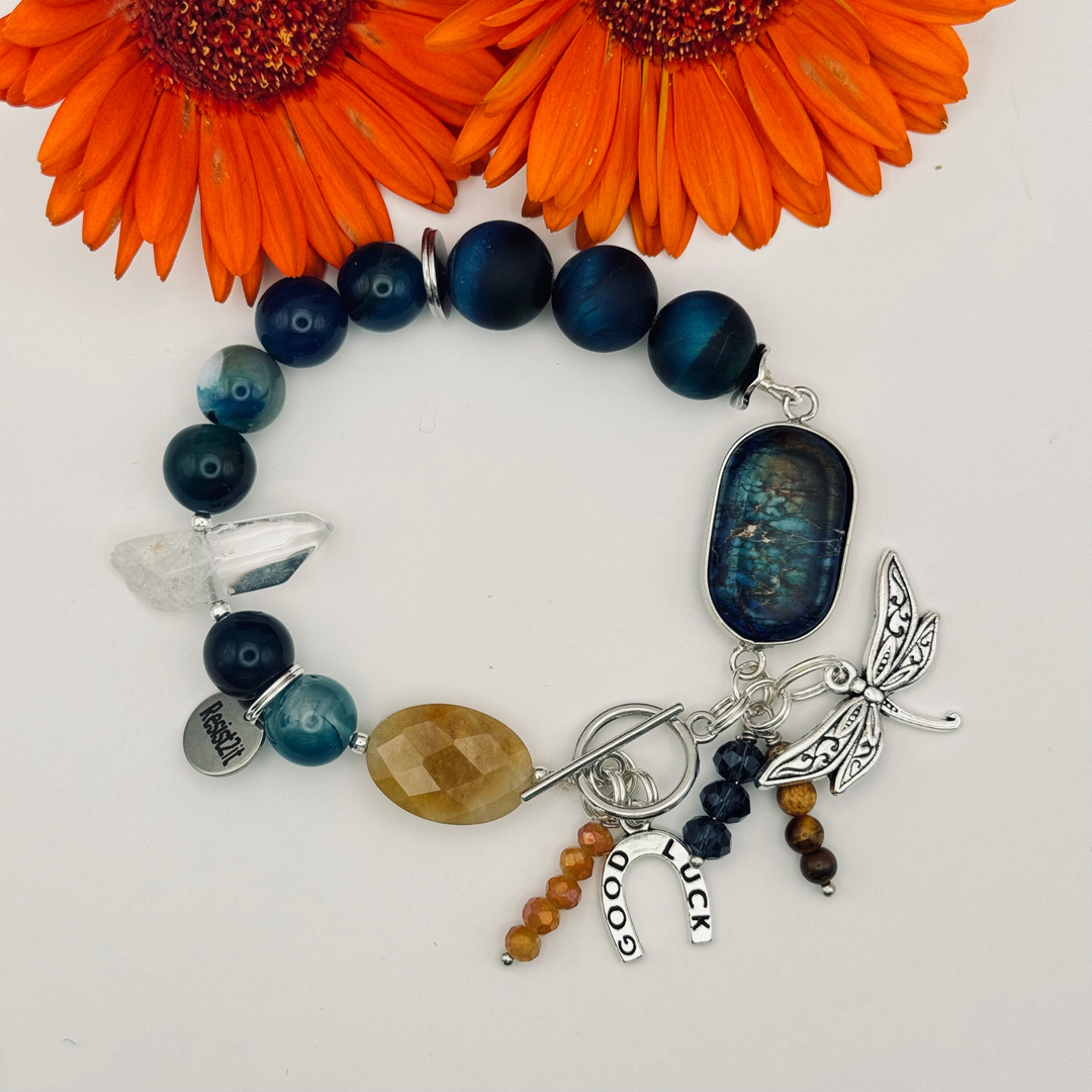BRACELET LIBELLULE LUNE ARGENTÉE™