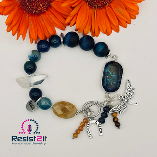 BRACELET LIBELLULE LUNE ARGENTÉE™