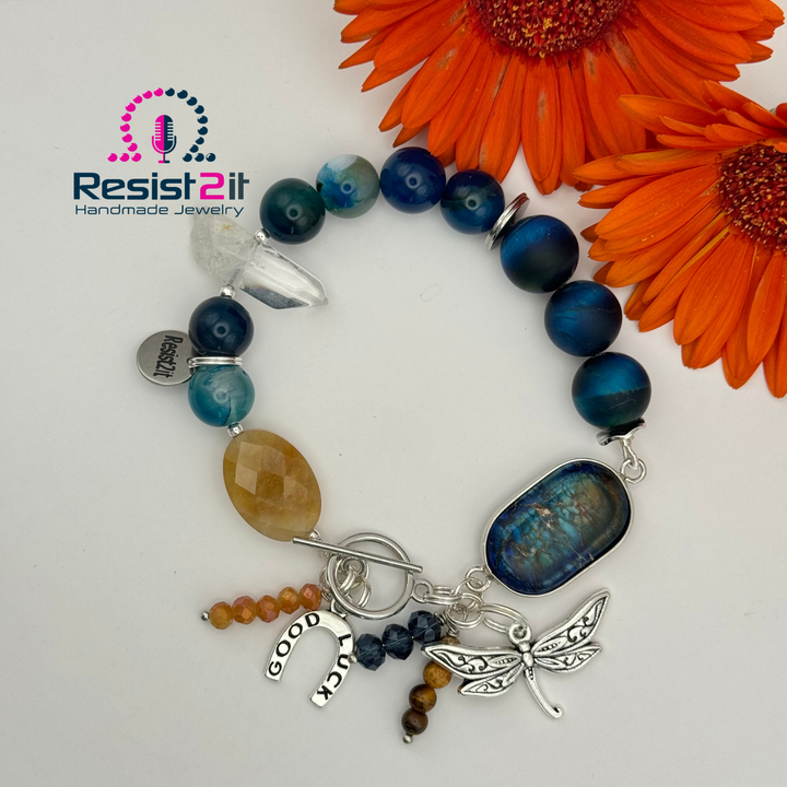 BRACELET LIBELLULE LUNE ARGENTÉE™