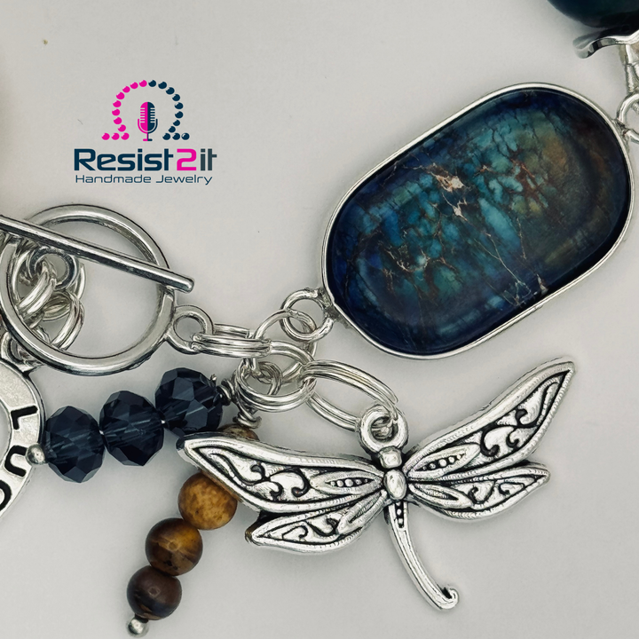 BRACELET LIBELLULE LUNE ARGENTÉE™