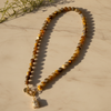 Unspoken | Collier en agate peau de tigre et pendentif amovible
