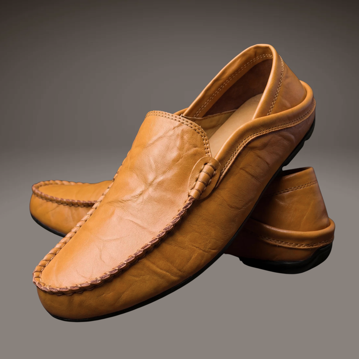 Olivier — Mocassins souples en cuir