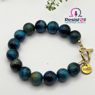 BRACELET OCEAN DEPTH TIGER EYE™