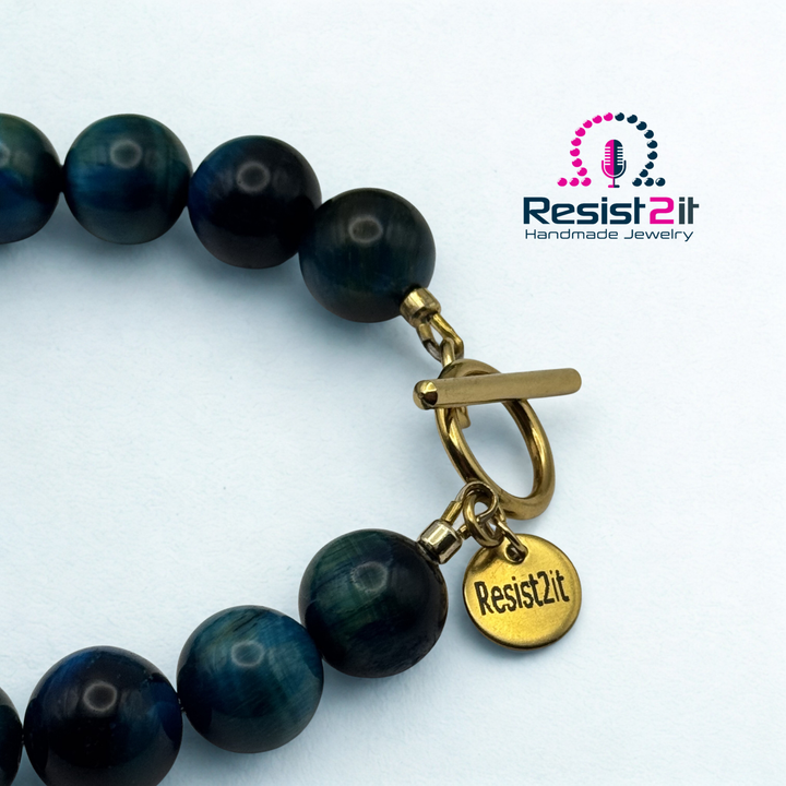 BRACELET OCEAN DEPTH TIGER EYE™