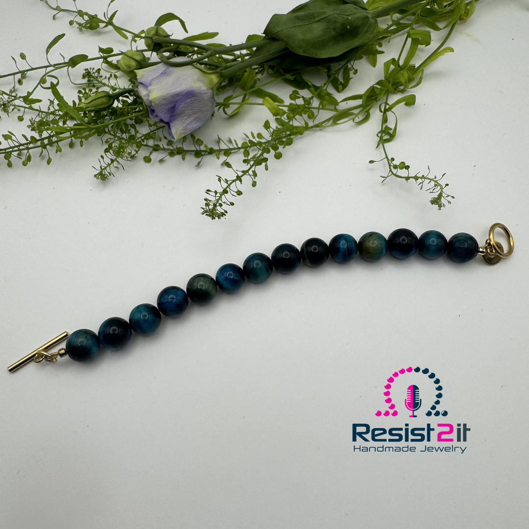 BRACELET OCEAN DEPTH TIGER EYE™