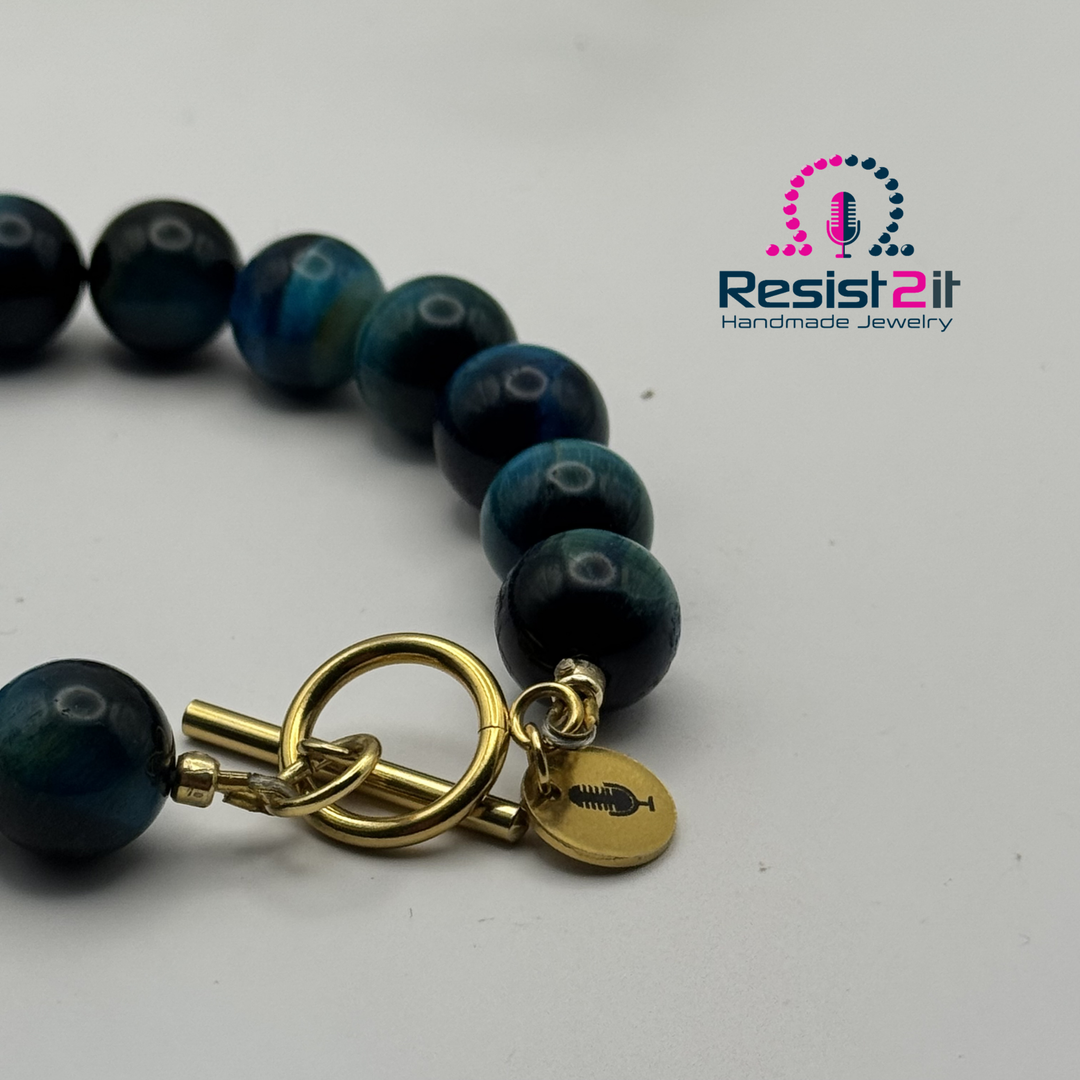 BRACELET OCEAN DEPTH TIGER EYE™