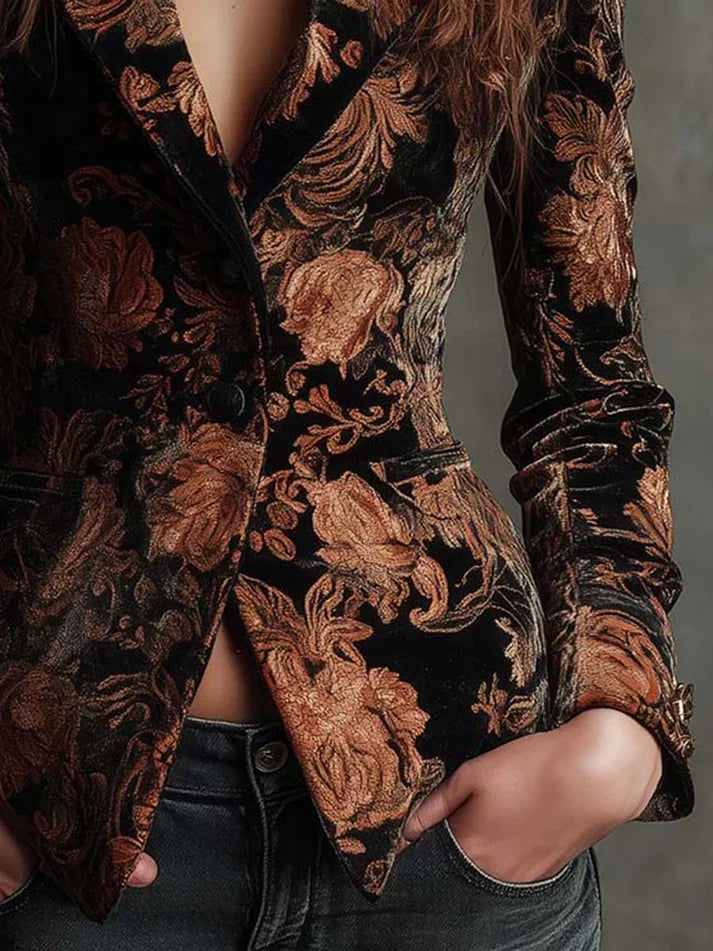 Celeste | Blazer à Imprimé Floral