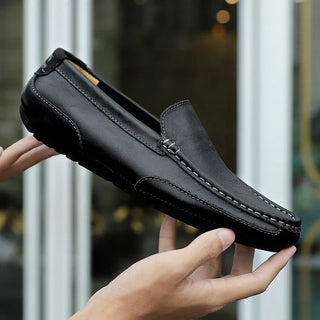 Mocassins en Cuir Vintage