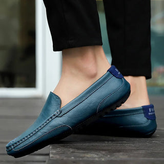 Mocassins en Cuir Vintage