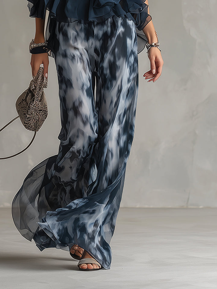 Elisa | Ensemble élégant et léger avec un top fluide et un pantalon large