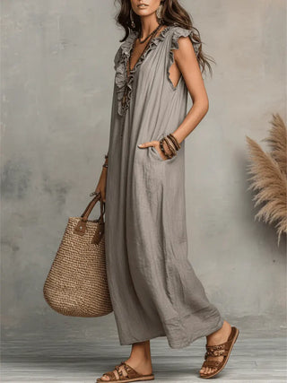 Mia | Robe Bohémienne Longue et Fluide